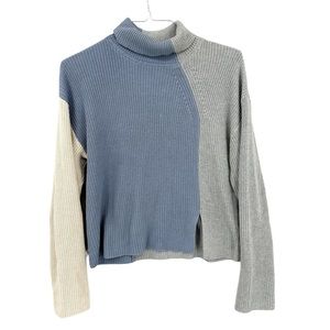 SIX FIFTY Sweater Abigail Colorblock Turtleneck Cowl